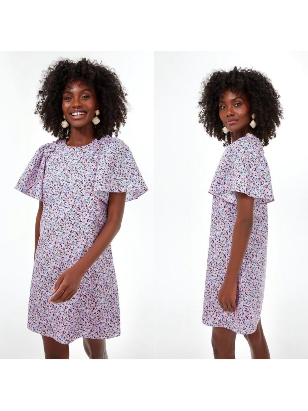 NWOT Hyacinth House Lilac Floral Viola Mini Dress